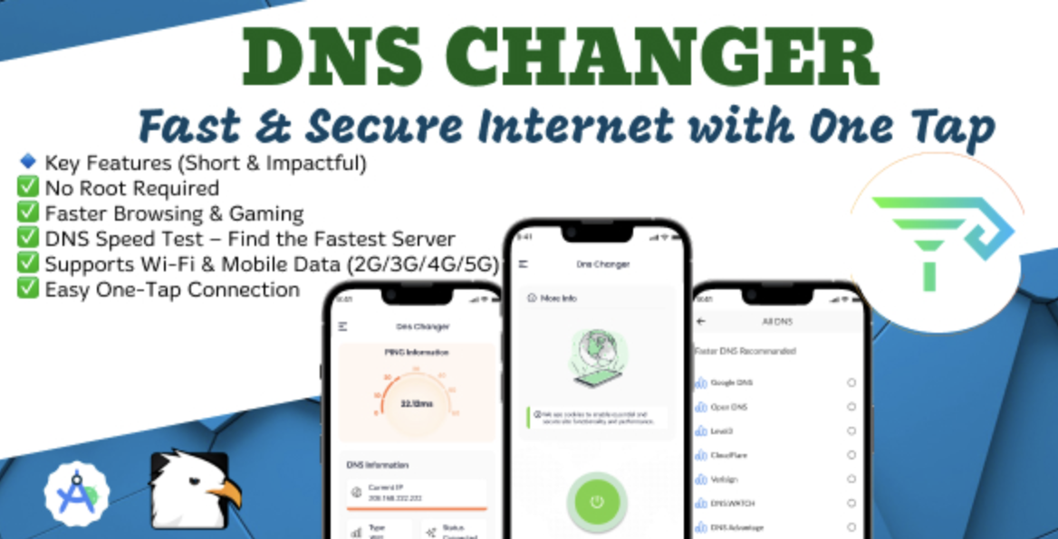 DNS Changer Android App with Admob 2 DNS Changer Android App with Admob