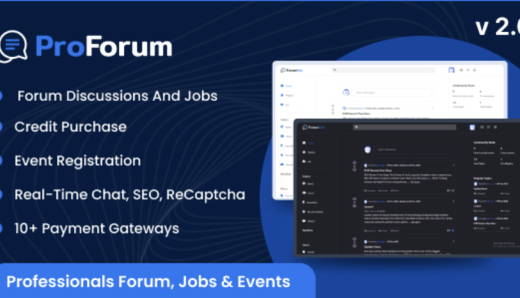 ProForum - Forum, Jobs & Events