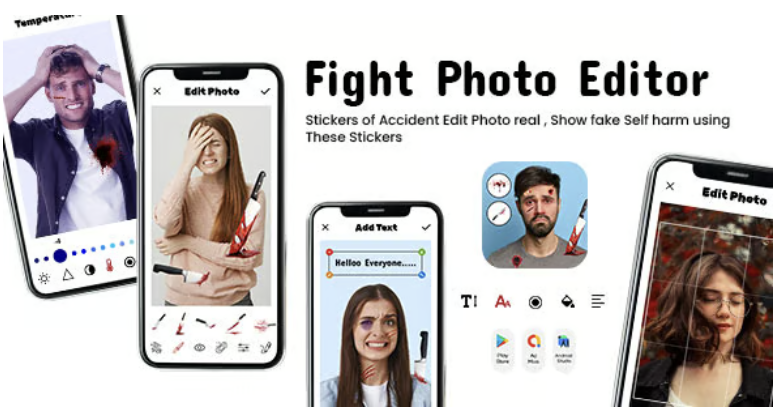 Fight Photo Editor- Battle App - Photo Editor - Fight Injury Face Photo Editor - Fight Prank 2 Fight Photo Editor- Battle App - Photo Editor - Fight Injury Face Photo Editor - Fight Prank