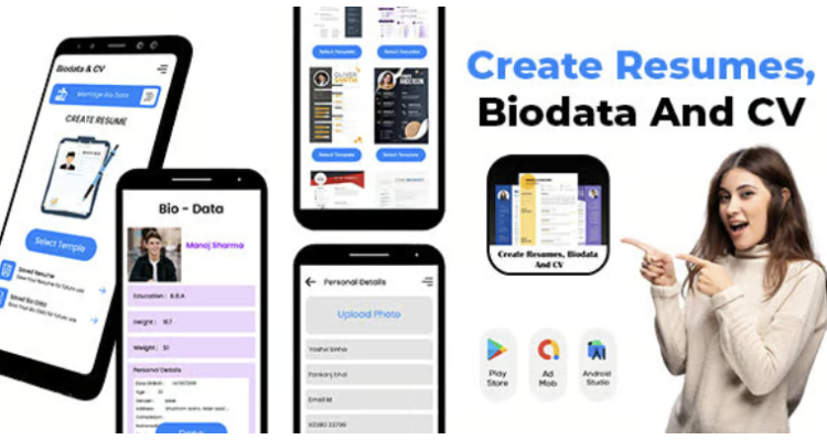 Create Resumes - Biodata and CV Maker for Job - Resume Builder App - CV Engineer - Resume Creator