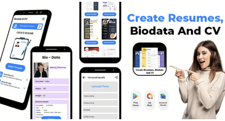 Create Resumes - Biodata and CV Maker for Job - Resume Builder App - CV Engineer - Resume Creator
