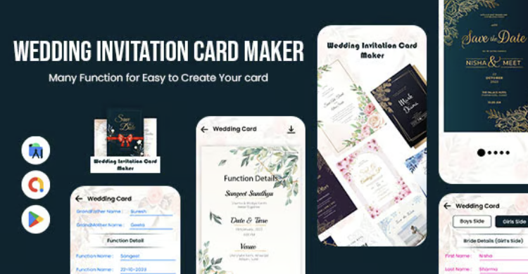 Wedding Invitation Card Maker - Shaadi Card Maker - Card Creator - Invite - Shaadi - Engagement