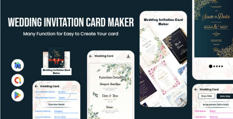 Wedding Invitation Card Maker - Shaadi Card Maker - Card Creator - Invite - Shaadi - Engagement 2 Wedding Invitation Card Maker - Shaadi Card Maker - Card Creator - Invite - Shaadi - Engagement
