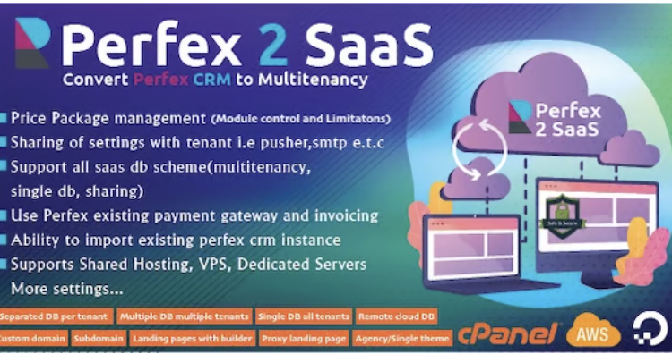 Perfex CRM SaaS Module - Transform Your Perfex CRM into a Powerful Multi-Tenancy Solution