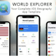 World Explorer – Complete iOS App Template | SwiftUI | In-App Purchase | Quiz Game | Geography