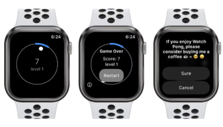 Watch Pong for Apple Watch