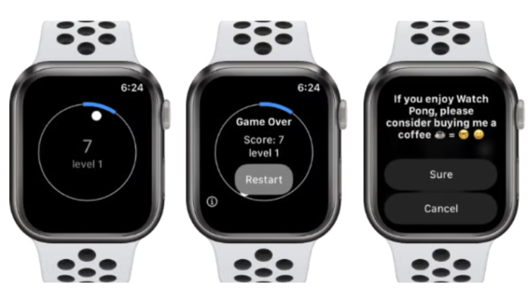 Watch Pong for Apple Watch