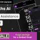 Math AI | AI Maths Assistance | iOS Full Application | Swift | ADMOB | Subscription