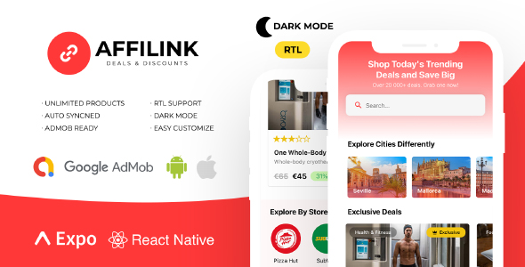 AffiLink Mobile - Affiliate Link Sharing Platform