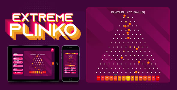 Extreme Plinko HTML5 Game Preview