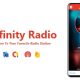 Infinity Radio – Single Station Radio App | ADMOB, ONESIGNAL, FIREBASE
