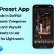 iOS 17 Swift Photo Editing App | Presets App with Subscriptions (IAP)