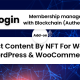 Restrict Content By NFT For Walogin (WordPress & WooCommerce)