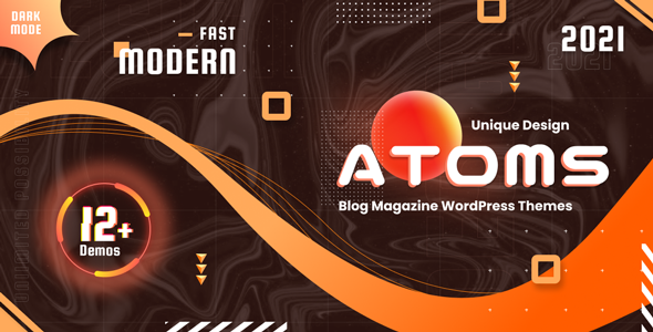 Atoms Magazine WordPress Theme Preview