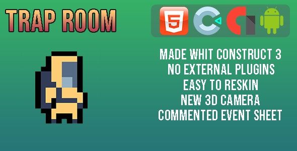 Trap Room – Template for Construct 3