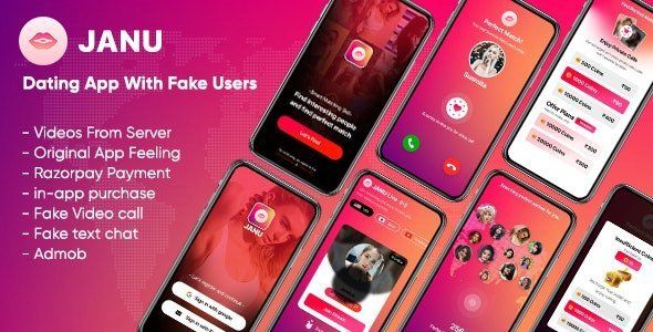 Janu – Dating App : Live Streaming App : One to One Video Calling App (Fake Users)