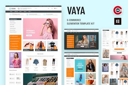 Vaya – E-commerce Elementor Template Kit