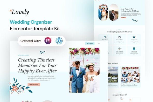 Lovely – Wedding Organizer Elementor Template Kit