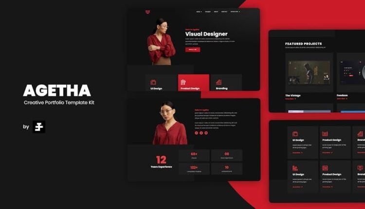 Agetha – Creative Portfolio Template Kit