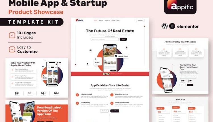 Appific – App Showcase Elementor Template Kit