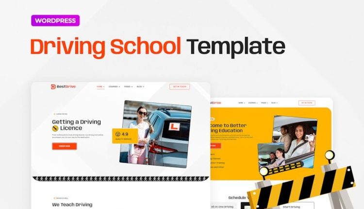 BestDrive – Driving School Elementor Template Kit