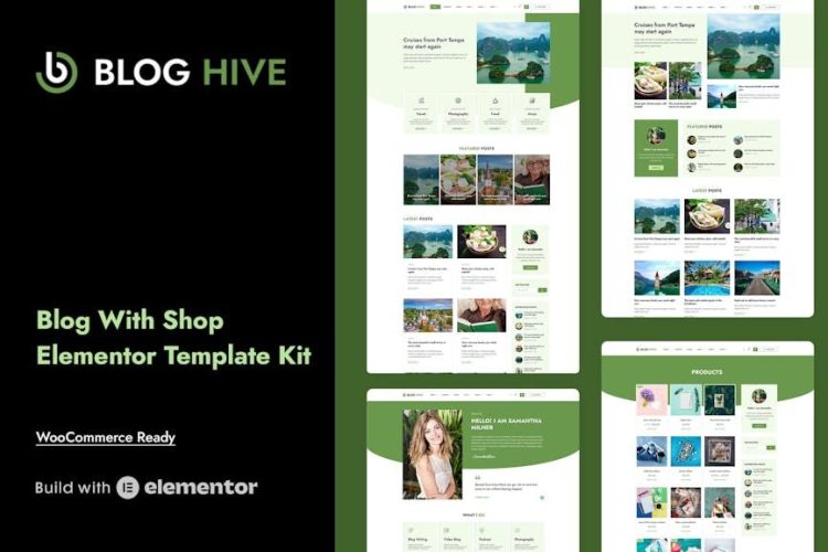 Blog Hive – Personal Blog Elementor Template Kit