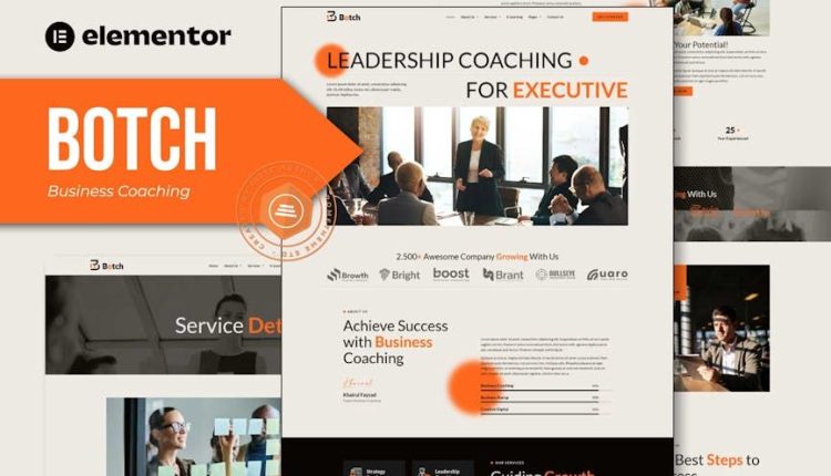 Botch – Business Coaching Elementor Template Kit