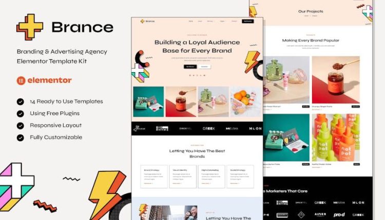 Brance – Branding & Advertising Agency Elementor Template Kit