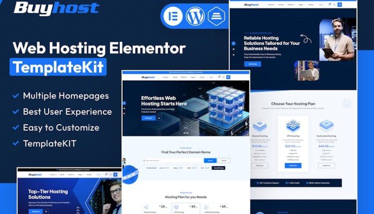 Buyhost – Web Hosting Elementor Template Kit