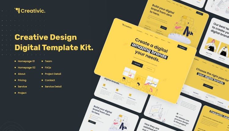 Creativic – Creative Agency Elementor Template Kit