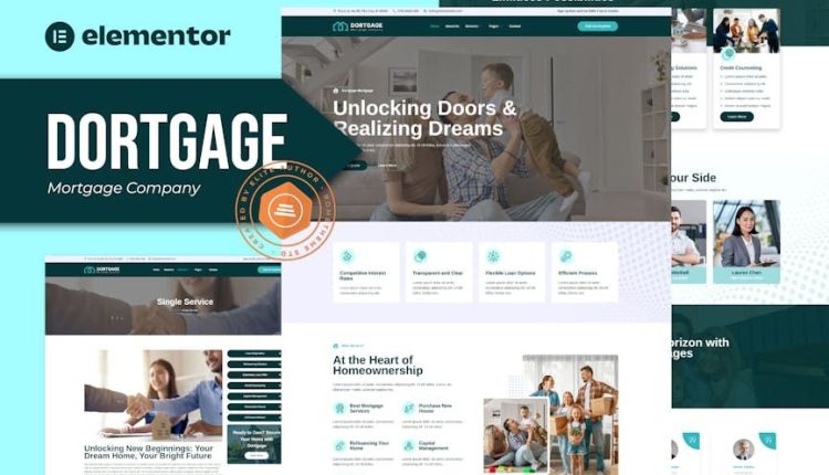 Dortgage – Mortgage Company Elementor Template Kit