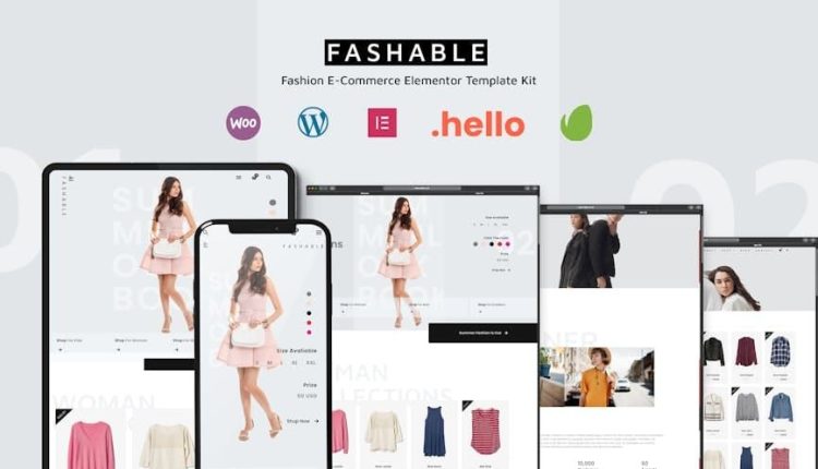 Fashable – Stylist eCommerce Elementor Template Kit