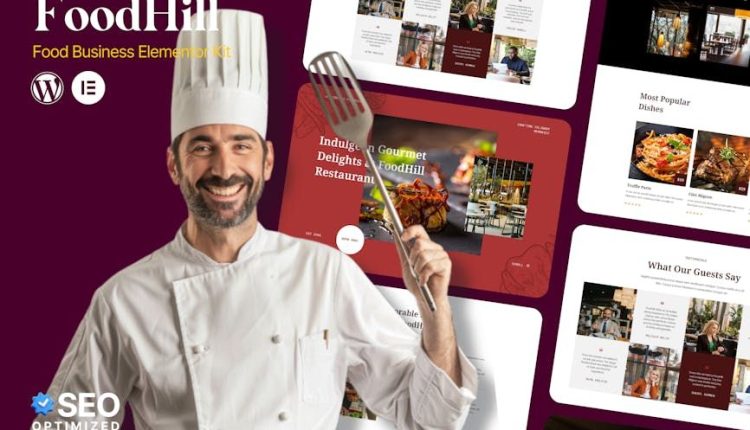 FoodHill – Restaurant Elementor Template Kit