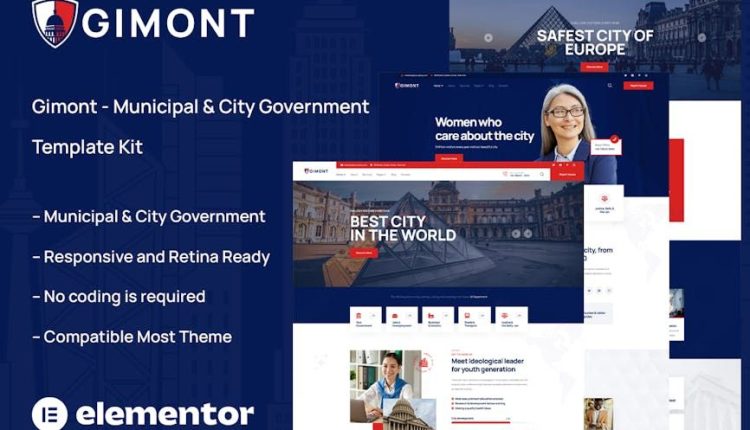 Gimont – Municipal & City Government Template Kit