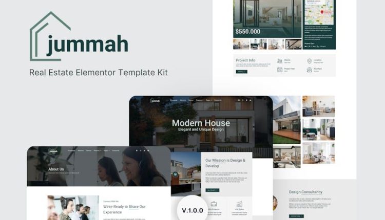 Jummah – Real Estate Elementor Template Kit