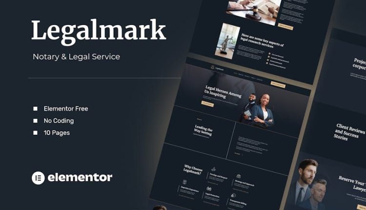 LegalMark – Notary & Legal Service Template Kit