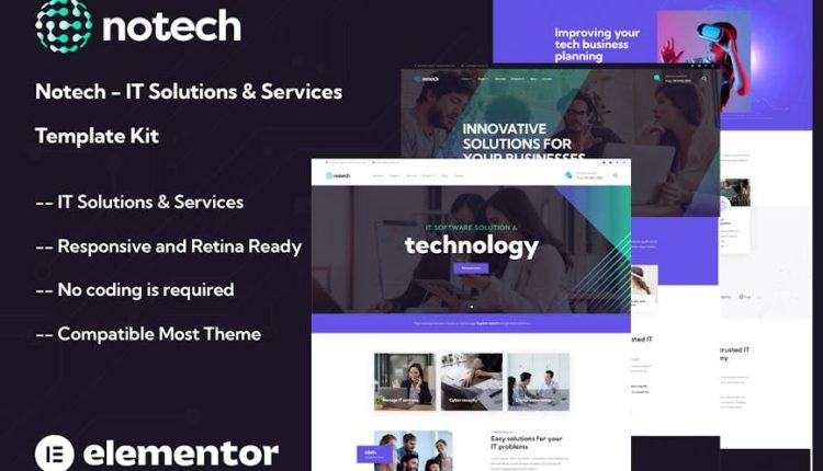 Notech – IT Solutions & Services Template Kit