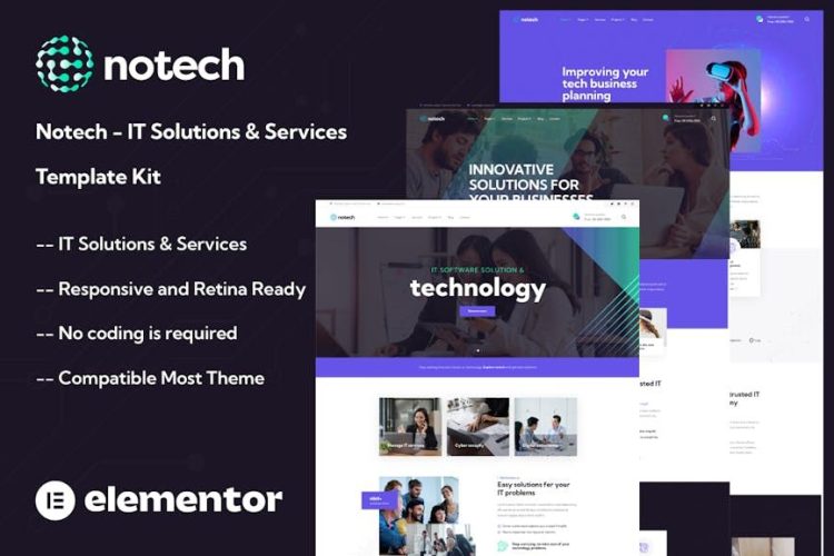 Notech – IT Solutions & Services Template Kit