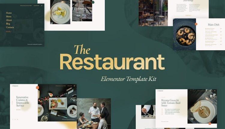 The Restaurant – Elementor Template Kit