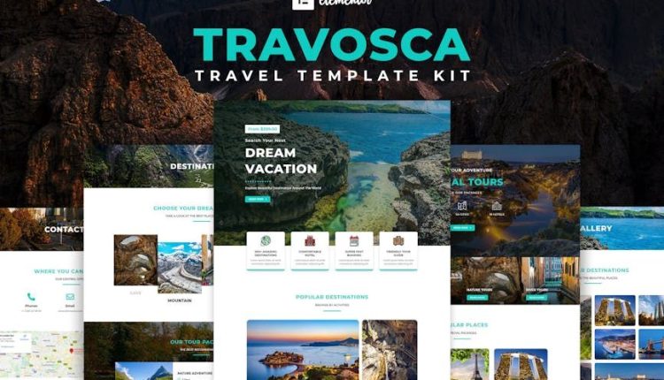 Travosca – Travel Elementor Template Kit