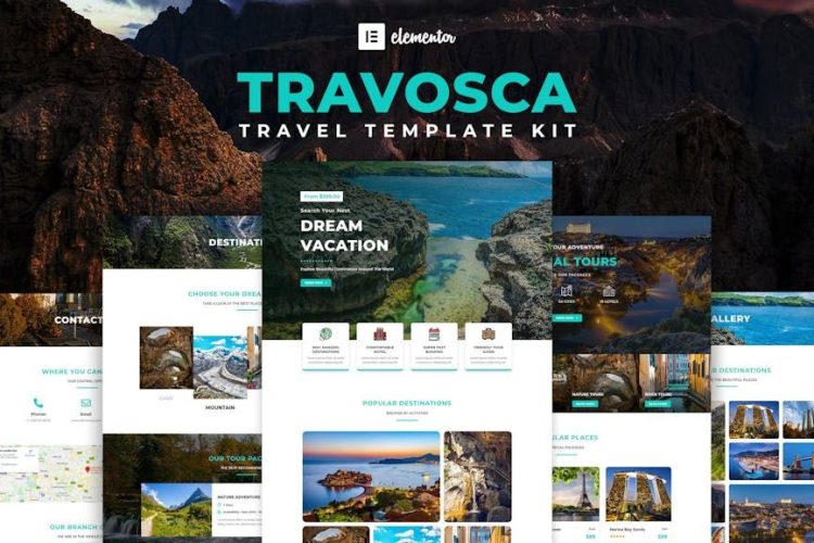 Travosca – Travel Elementor Template Kit