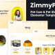 ZimmyPet – Pet Care & Store Elementor Template Kit