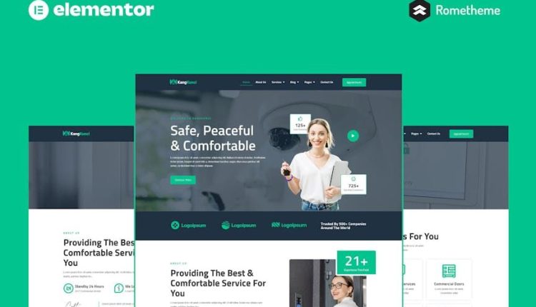 Kangkunci – Locksmith & Security System Elementor Pro Full Site Template Kit