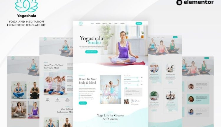 Yogashala – Yoga & Meditation Elementor Template Kit