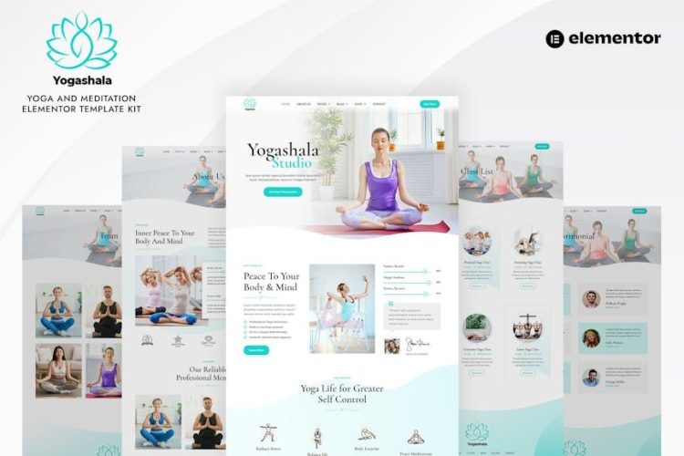 Yogashala – Yoga & Meditation Elementor Template Kit