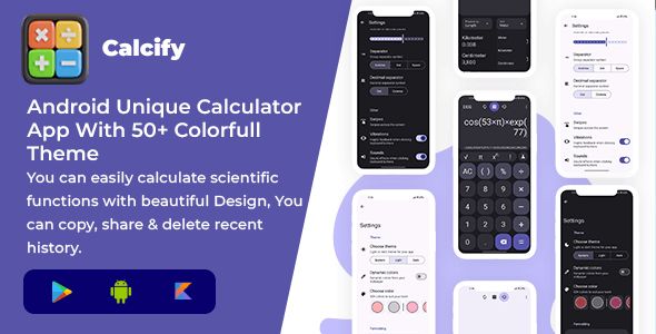 Calcify – Android Beautiful App