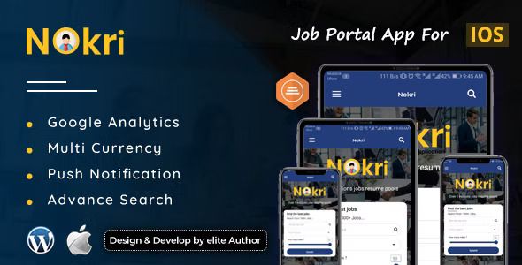 Nokri – Job Board Native IOS App