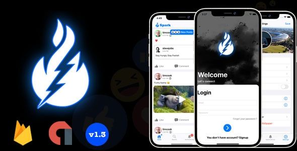 Spark – iOS Social Network Platform