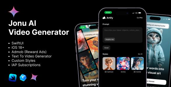 Jonu – Ai Video Generator iOS App