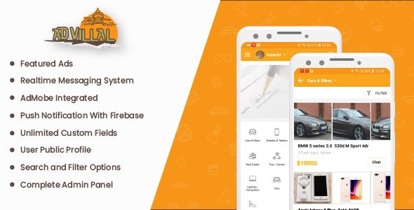 Advilla – Classified Android Native App v1.0.1